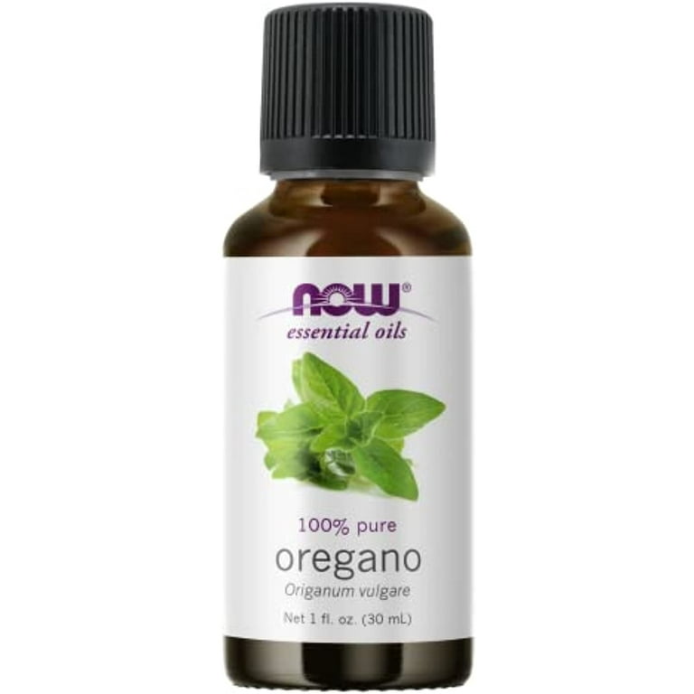 Now Essential Oils, Oregano Oil, Comforting Aromatherapy Scent, Steam  Distilled, 100% Pure, Vegan, Child Resistant Cap, 1-Ounce 