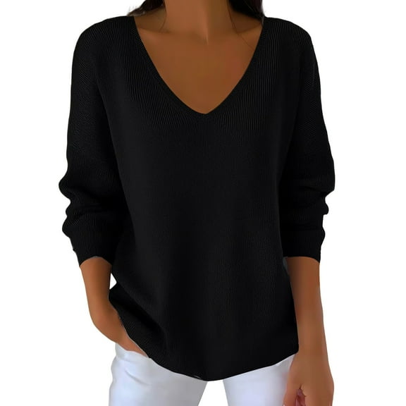 ManxiVoo Women's Striped Long Sleeve Pumpkin Pattern Fall Shirt Casual Loose Fit Comfortable Everyday Top L Size Black