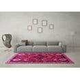 thumbnail image 3 of Ahgly Company Indoor Square Persian Pink Traditional Area Rugs, 3' Square, 3 of 4