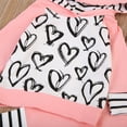 thumbnail image 5 of Kiapeise Newborn Kids Baby Girl Clothes Long Sleeve Hooded T-shirt Top Pants Outfit Set, 5 of 7