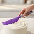 thumbnail image 3 of Unique Bargains Heat-Resistant Dishwasher Safe Spatula Cooking Utensil Purple 13" x 2.2", 3 of 5