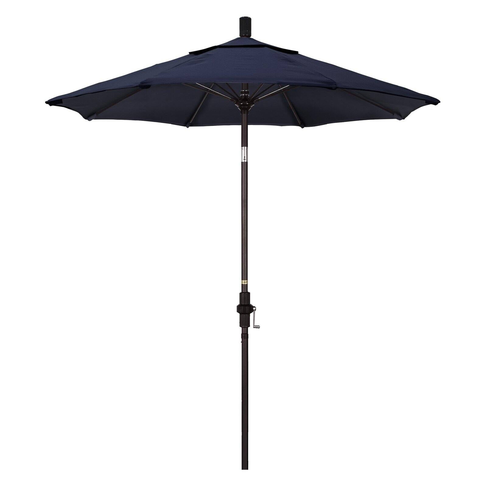 California Umbrella 7.5 ft. Sunbrella Fiberglass Tilt Market Umbrella
