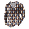 thumbnail image 1 of YDLCAFD Mens Digital 3D Printed Hoodie Sports Fashion Trend Open Front Button Shirt, 1 of 3