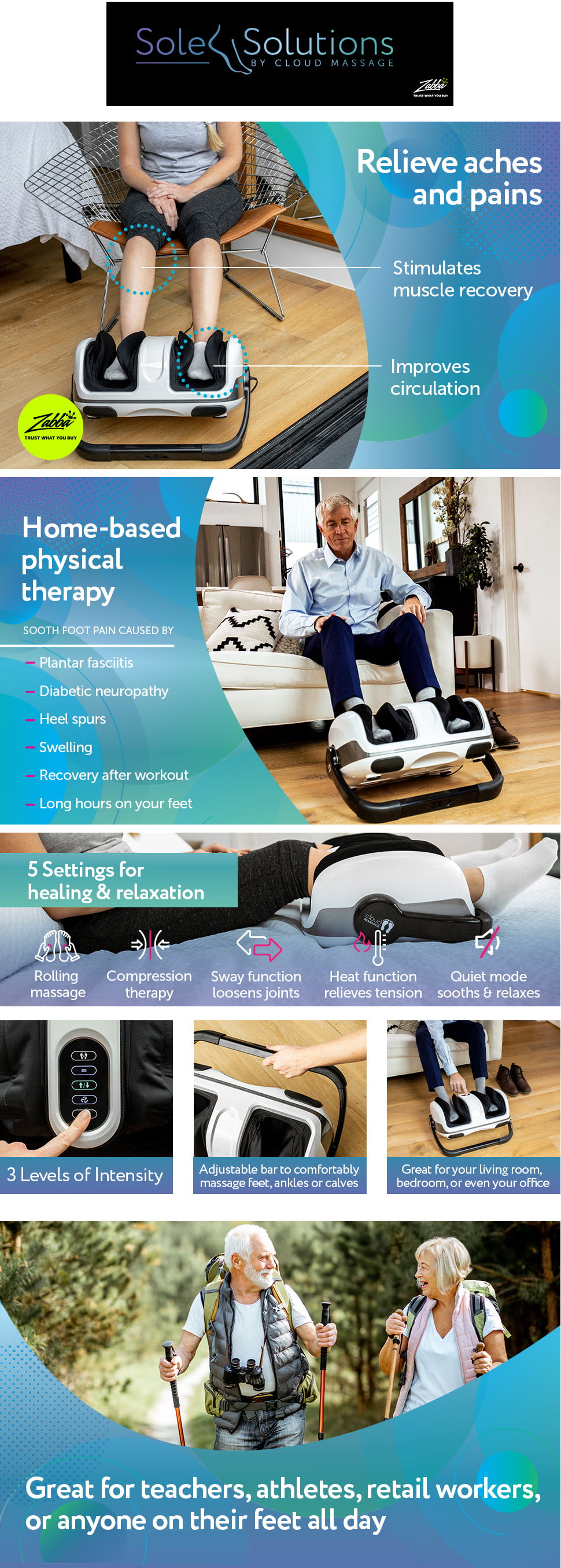 Cloud Massage Shiatsu Foot Massager for Circulation and Pain Relief - Foot  Massager Machine for Rela…See more Cloud Massage Shiatsu Foot Massager for
