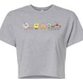 thumbnail image 3 of Spongebob Squarepants - Adorabob Lineup Full Color - Juniors Cropped Graphic T-Shirt, 3 of 6