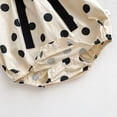 thumbnail image 4 of LYMAYTER‌ 3-24M‌‌‌ Infant Newborn Baby Girl Summer Romper Polka Dot Bow Detail Essential One-Piece, 4 of 8
