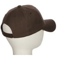 Daxton Structured Baseball Hat Cap Curved Visor Old English Font Alphabet A to Z, Brown Hat Gold