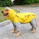 thumbnail image 4 of Chubasquero para perros grandes, reflectante, impermeable, para exteriores, chaqueta impermeable, camuflaje, poncho para mascotas, 4 of 5