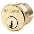 thumbnail image 2 of Baldwin 8326003 1.62 in. Mortise Cylinder C Keyway for Thick Doors - Lifetime Polished Brass, 2 of 2