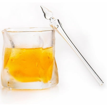 Whiskey Glass Water Pipette Prefdo Glass Dropper for Bourbon Scotch & Rum Precision Dilution Tool with Gift Box Compact and Portable Elegant Bar Accessory