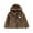 Brown, variant on Elippeo Infant Baby Girl Boy Winter Fuzzy Coat 6M 9M 12M 18M 24M 3D Bear Hooded Jacket Zipper Closure Fleece Outerwear Gray