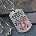 thumbnail image 2 of Veterans Day Gift, Military Dog Tag, Dog Tag Necklace Personalized, Veteran Gift, Custom Dog Tags, Military Gift Ideas - Graphic Military Dog Tag Necklace (Optional Personalized Engraving), 2 of 5