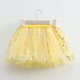 thumbnail image 4 of Ugoldhm Toddler Girls Summer Skirt Cute Mesh Elastic Waist Print Dance Skirts Size 3-8 Years, 4 of 5