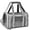 Gray, variant on Fowroa Collapsible Waterproof Pet Carrier, Portable Travel Bag for Small Medium Cats Dogs Up to 15lbs