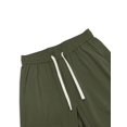 thumbnail image 5 of Pantalones cargo ZAFUL con bolsillo plano en paracaídas para hombre, color verde M, 5 of 5