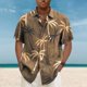 thumbnail image 2 of Men's Summer Short Slim Fit Fashion Breathable Men's Shirt 5XL, 2 of 5