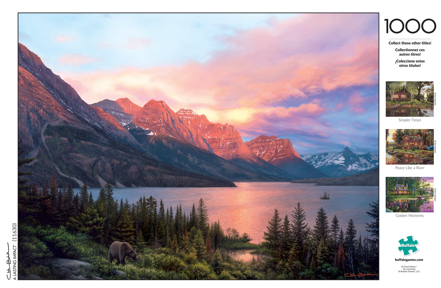 Buffalo Games Chuck Black A Lasting Impact 1000 Pieces Jigsaw Puzzle