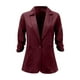 thumbnail image 5 of Vestidos Casuales Para Mujer, Blusas De Mujer De Moda Blusa tipo cárdigan informal con cuello vuelto y mangas 3/4 para mujer, 5 of 7