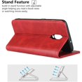 thumbnail image 5 of iCoverCase OnePlus 6T Étui Portefeuille, Porte-Cartes en Cuir PU Magnétique Premium avec Support et Rabat, 5 of 5