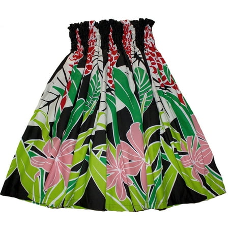 black hawaiian skirt
