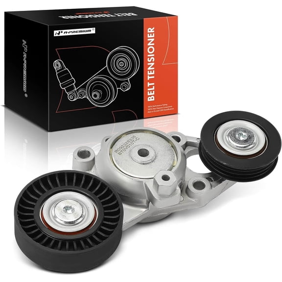 A-Premium A/C Belt Tensioner Assembly with Pulley Compatible with Toyota Camry 2010-2011 L4 2.5L