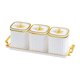 thumbnail image 1 of Platos para servir divididos Frascos para condimentos y especias con tapa Bandeja para frutos secos Bandeja para frutos secos Blanco, 1 of 9