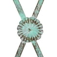 thumbnail image 5 of SAFAVIEH Mizell Outdoor Patio Moon Gateway, Antique Green, 5 of 10