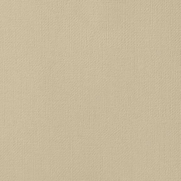 American Crafts 80lb Textured Cardstock 12"X12"-Sand
