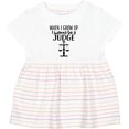 thumbnail image 3 of Inktastic Future Judge Law Scale Girls Baby Dress, 3 of 5