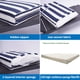 thumbnail image 4 of Juego de Cojines para Silla de Exterior Lounge Solo Opción 2 Piezas Azul + Blanco, 4 of 8
