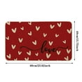 Mikease Valentine's Day Floor Mats Holiday Mats Door Mats
