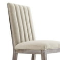 thumbnail image 6 of Modway Maisonette French Vintage Tufted Fabric Fabric Dining Side Chair in Beige, 6 of 8