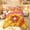 Orange 03, variant on Feelyou Funny Baseball 67 Twin Comforter Sets for Kids, Ice Cream Waffle Drip Bedding Set, Pink Reversible, 2pcs, 1 Comforter and 1 Pillowcase