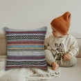 thumbnail image 2 of Soft Zippered Boho Decorative Striped Throw Pillow Covers for Bedroom, 2 of 4
