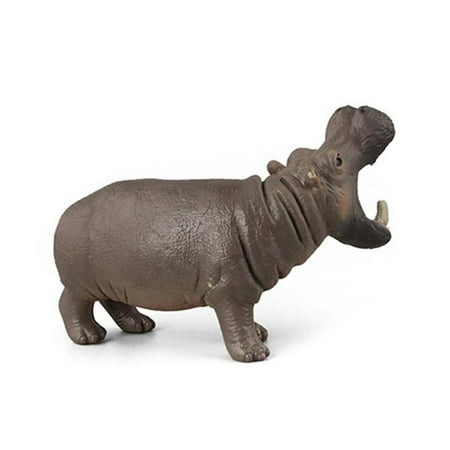 

Cute Simulation Hippo Model Educational Toys Festival for Window Sill Fireplace