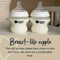 thumbnail image 4 of Tommee Tippee Closer to Nature Baby Bottles | 9oz, 2 Count | Breast-Like Nipples with Anti-Colic Valve, 4 of 7