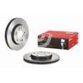 thumbnail image 1 of Brembo Brake Rotor 09A14811C02 Vented; One Piece Design; Wheel Bolt Pattern 5 x 114.3 Millimeter; 145.2 Millimeter Hat Inside Diameter; 69 Millimeter Hub Diameter; Gray Cast Iron; Single, 1 of 1
