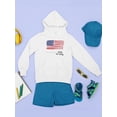 thumbnail image 3 of Independence Day Usa Flag Hoodie Juniors -Image by Shutterstock,  x-Large, 3 of 4