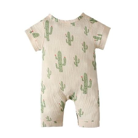 

Quealent Jumpsuit For Baby Boy Baby Boy Girl Family Matching Outfit 1st Birthday Shirts Wild One T Shirts Green 0 Month