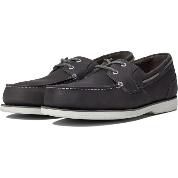 Rockport Men's Perth Bay Boat Shoe Steel Grey 11M