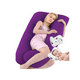 thumbnail image 3 of Almohada Para Embarazo Y Lactancia Jumbo + Microgel Xtellar azul, 3 of 4