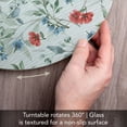 thumbnail image 3 of CounterArt Red White & Blue Floral 13" Round Lazy Susan Turntable, 3 of 7
