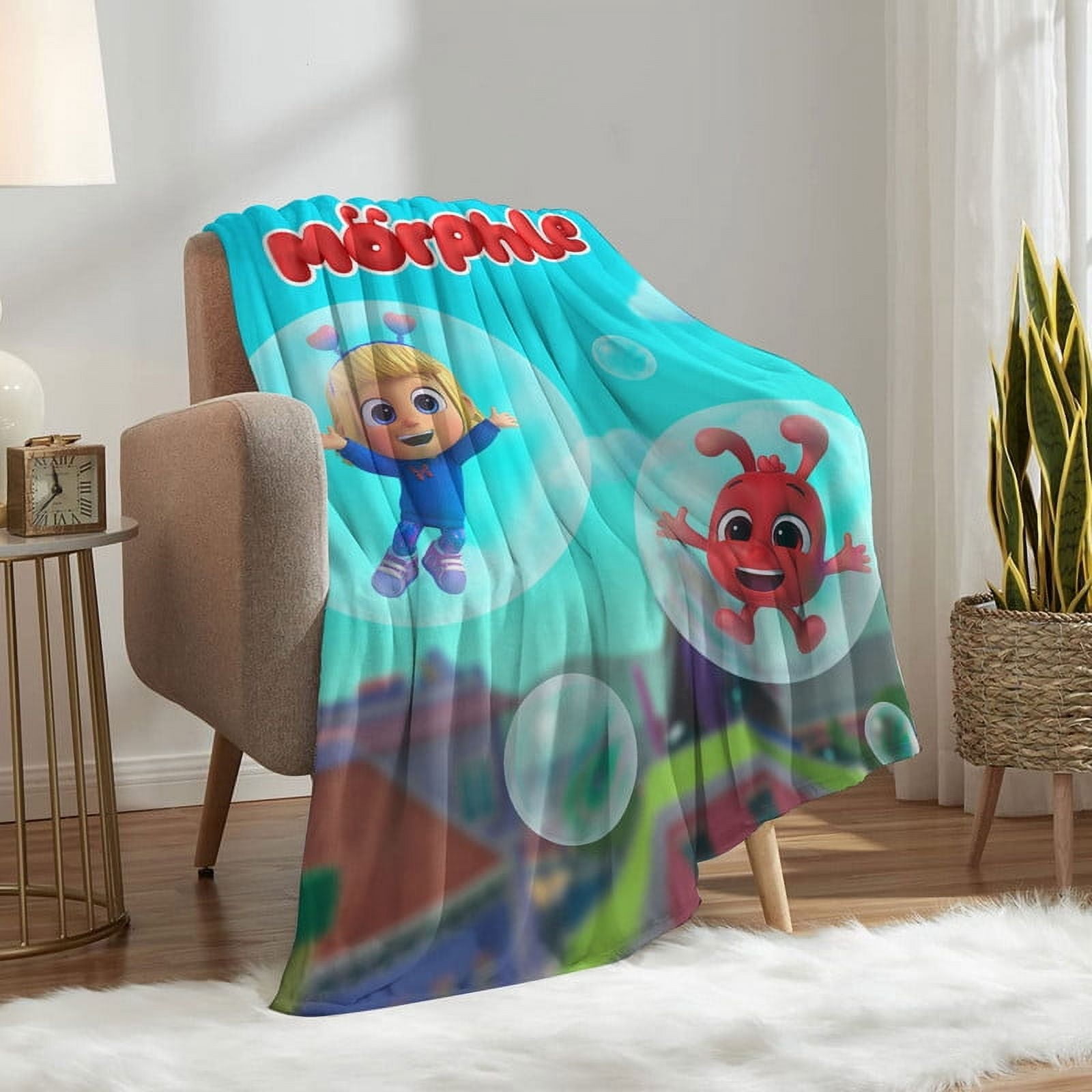 Morphle Throw Blanket Gifts for Fans Lover Girls Boys Women Present Hoodie Him Bed 30"x40"