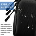 thumbnail image 3 of Waterproof Fabric Outdoor Running Arm Bag Suitable For Mobile Phones Under 6.5 Inches-Black, 3 of 5