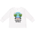 thumbnail image 3 of Inktastic Summer Vacatoion in The Dominican Republic Boys or Girls Long Sleeve Toddler T-Shirt, 3 of 5