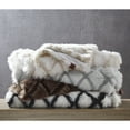 thumbnail image 4 of Inspired Home Eleni Luxuriously Machine Washable Geometric Throw, 50"x60", Grey, 4 of 5