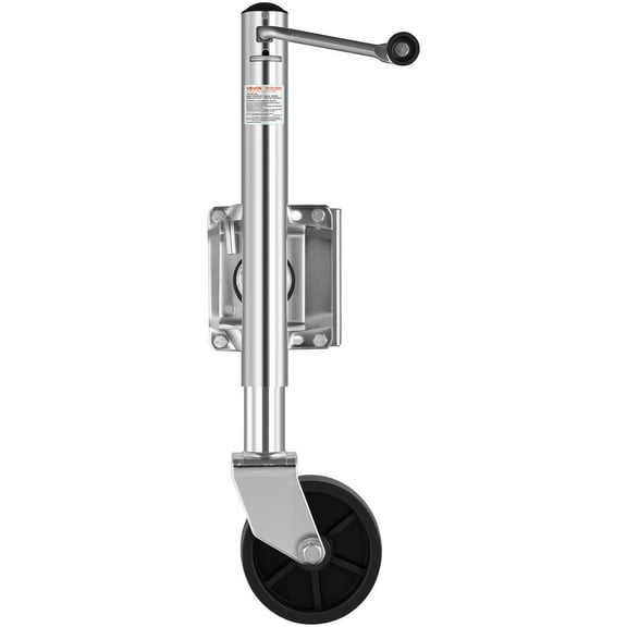 Swivel Mount Tongue Jack for Boat Trailers - Heavy Duty Marine Grade 1000 lbs Load Capacity