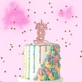 thumbnail image 4 of Cake Topper Rosa Glitter #8 Velin Fiestin Cake topper Glitter #8, 4 of 8