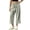 Yellow, variant on Hueook Straight Leg Jeans for Women Drawstring Elastic Waist Denim Pants with Pockets Casual M