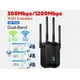 thumbnail image 1 of Repetidor amplificador de señal WiFi de 1200 Mbps, amplificador de Internet, enchufe británico, 1 of 5
